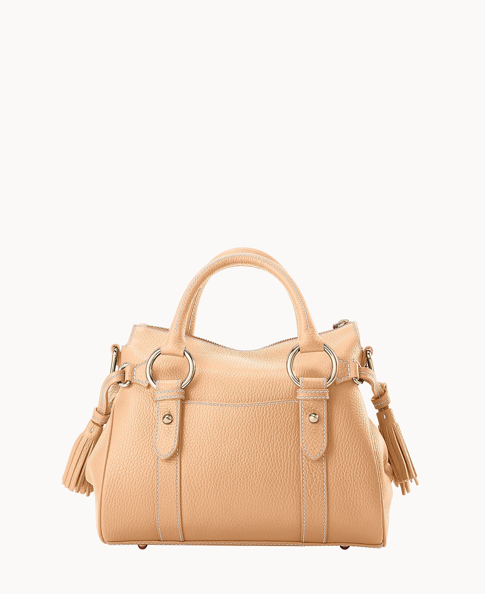 Lucca Leather Satchel With Pocket