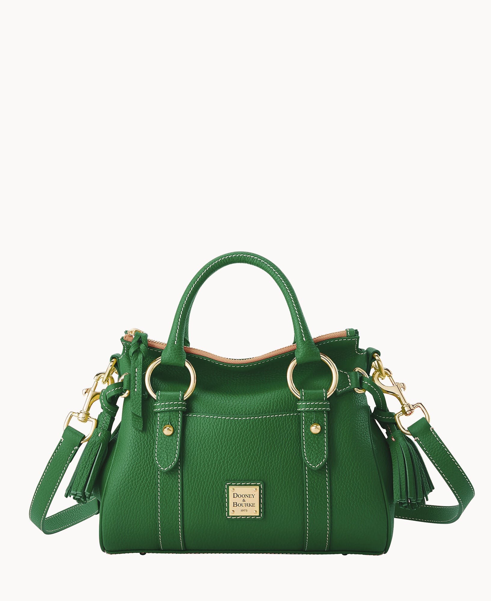 Lucca Leather Satchel With Pocket