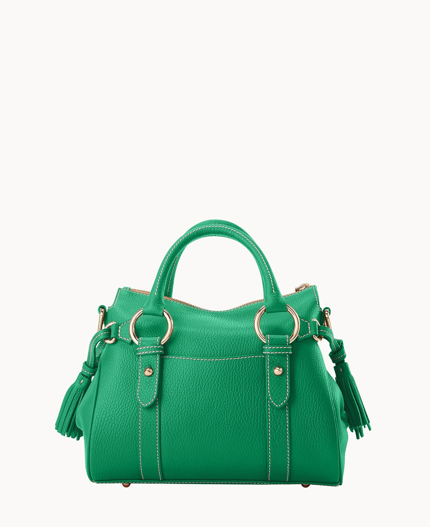 Lucca Leather Satchel With Pocket