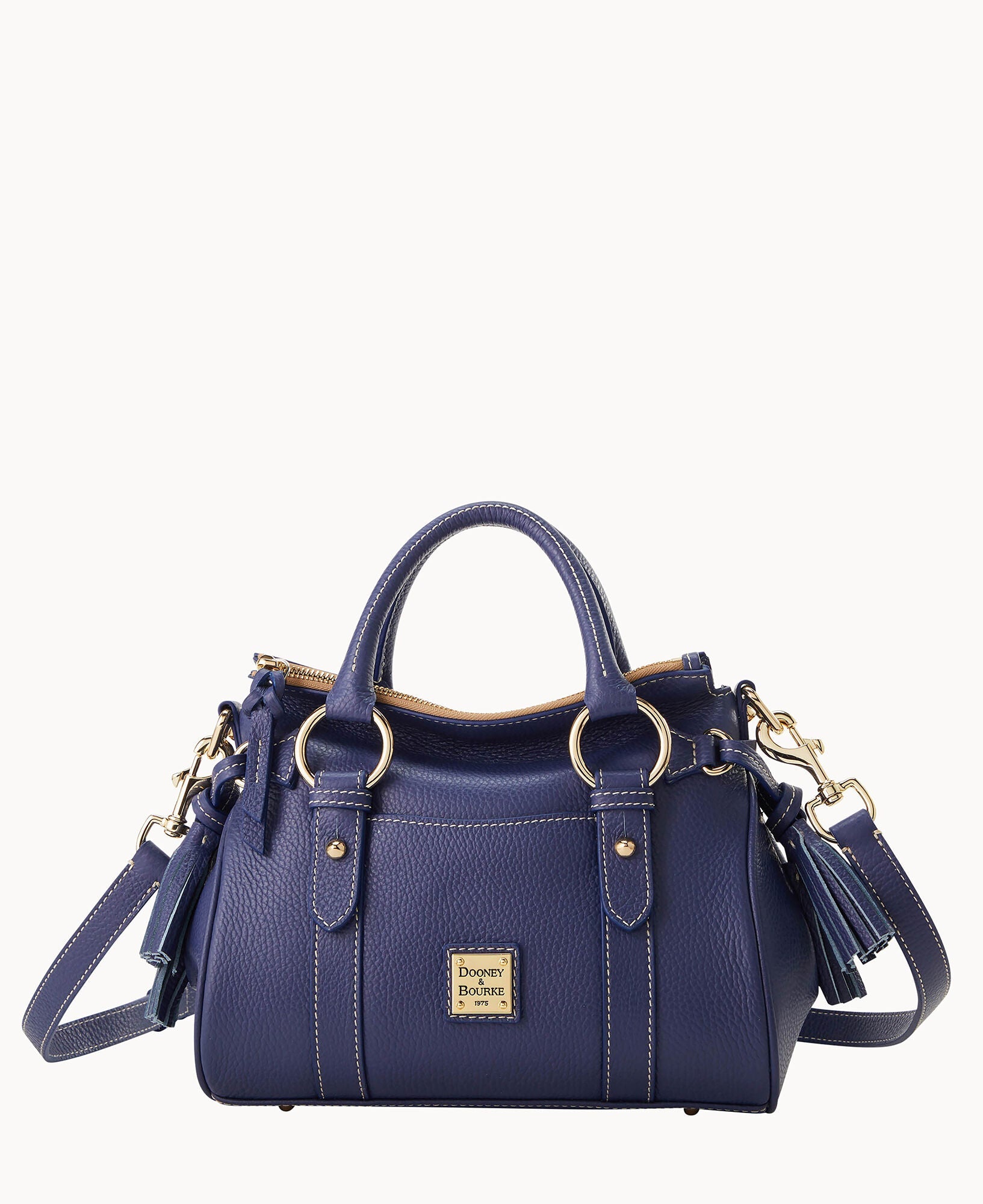 Lucca Leather Satchel With Pocket