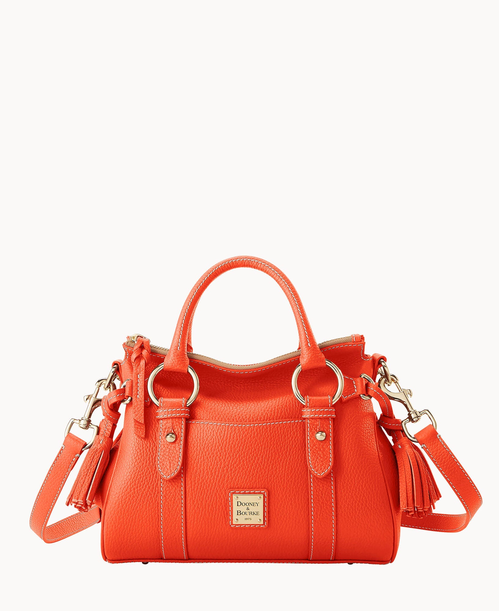 Lucca Leather Satchel With Pocket