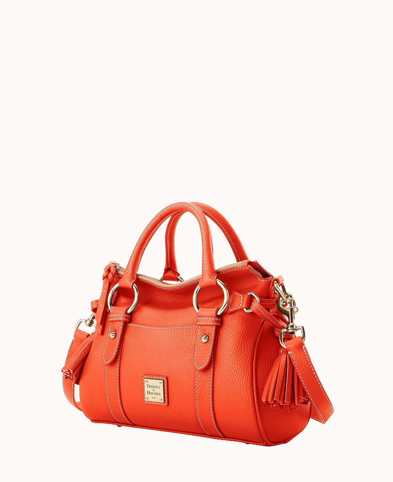 Lucca Leather Satchel With Pocket
