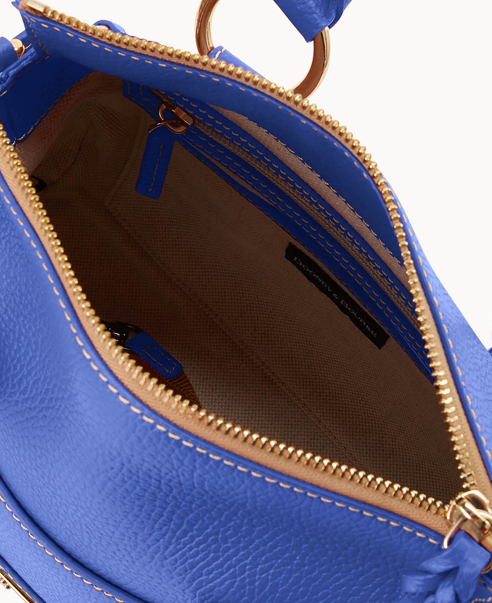 Lucca Leather Satchel With Pocket