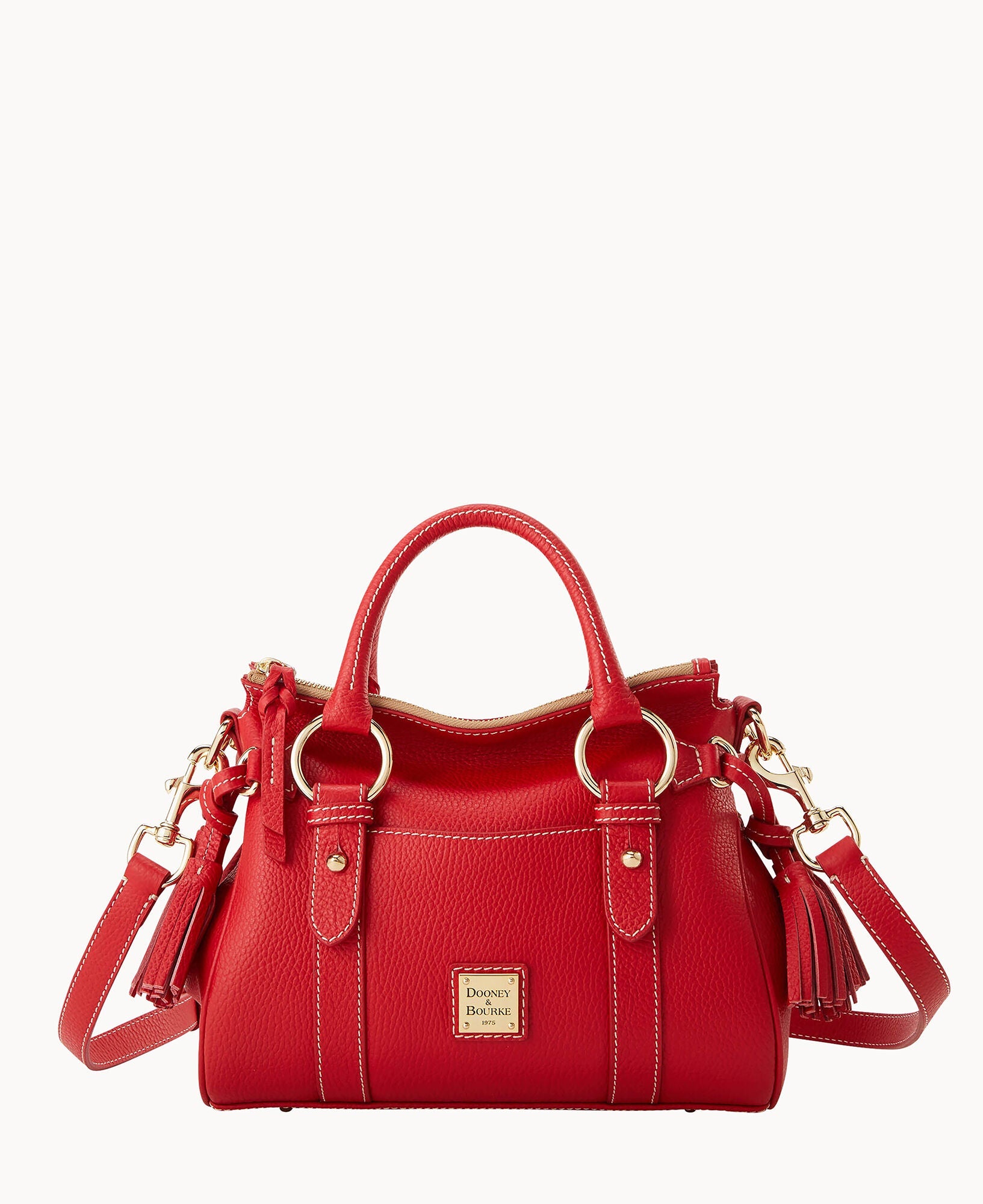 Lucca Leather Satchel With Pocket