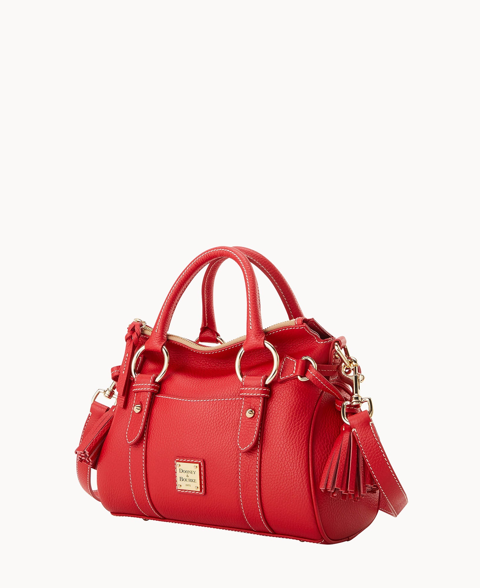 Lucca Leather Satchel With Pocket