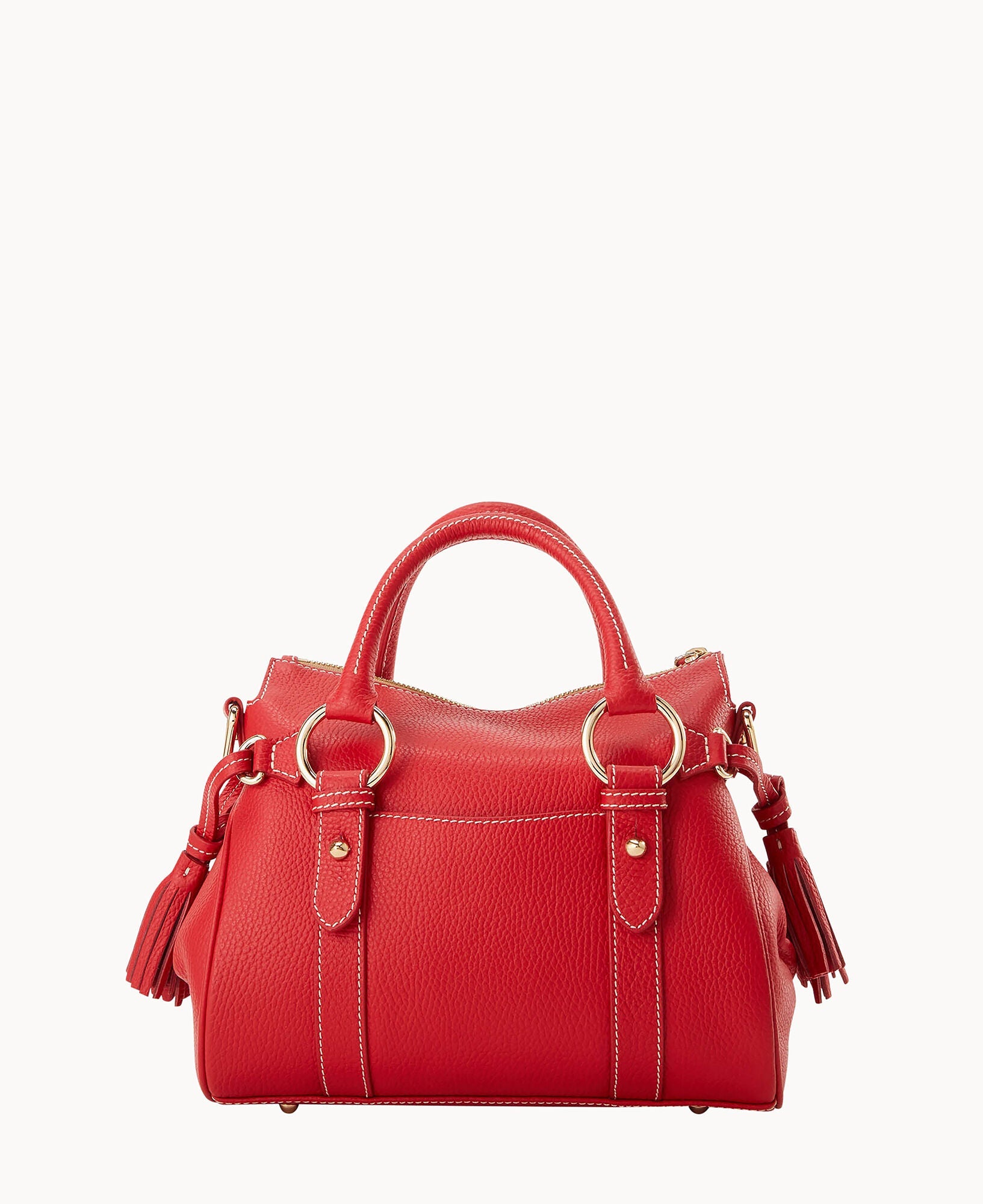 Lucca Leather Satchel With Pocket