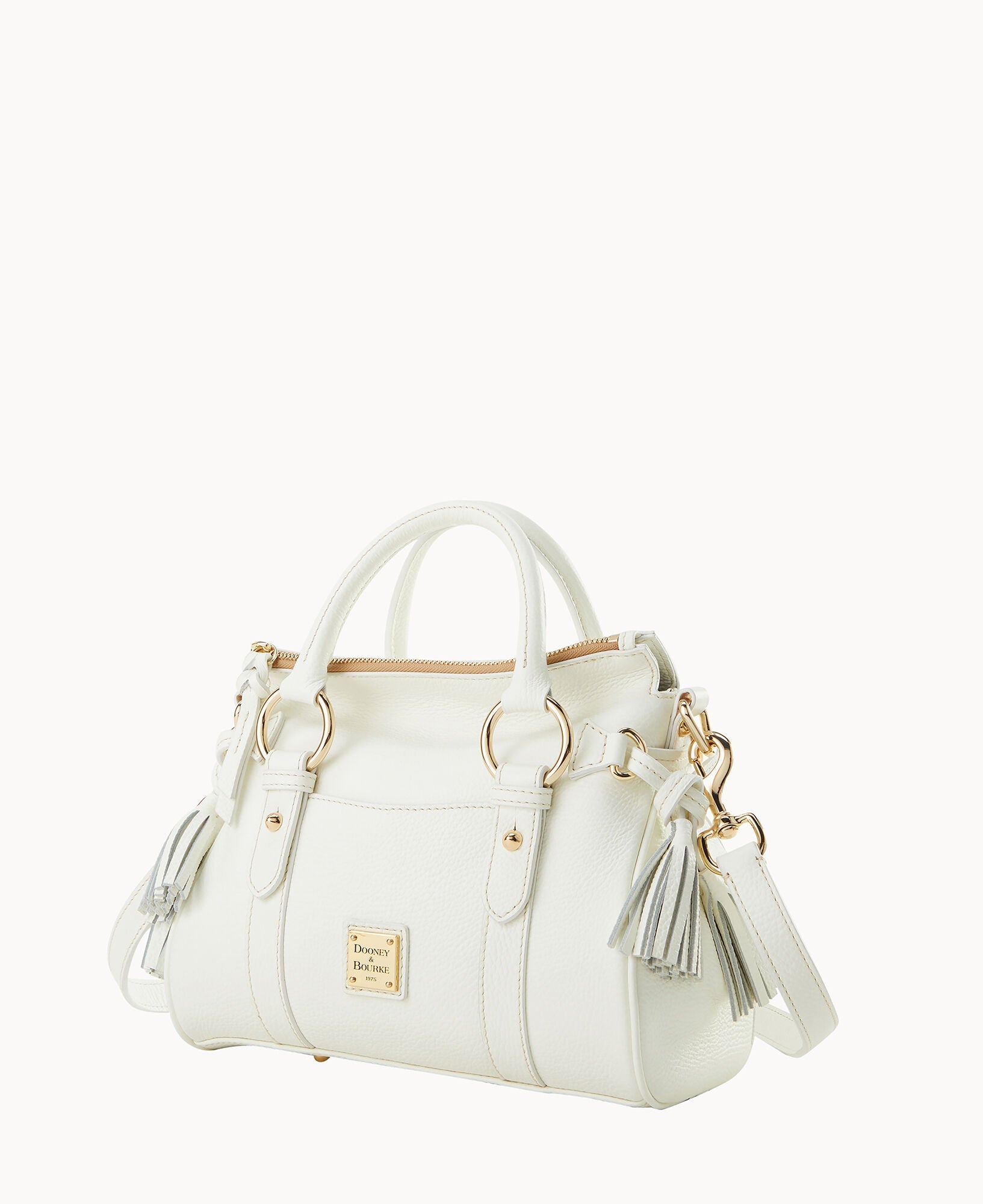 Lucca Leather Satchel With Pocket