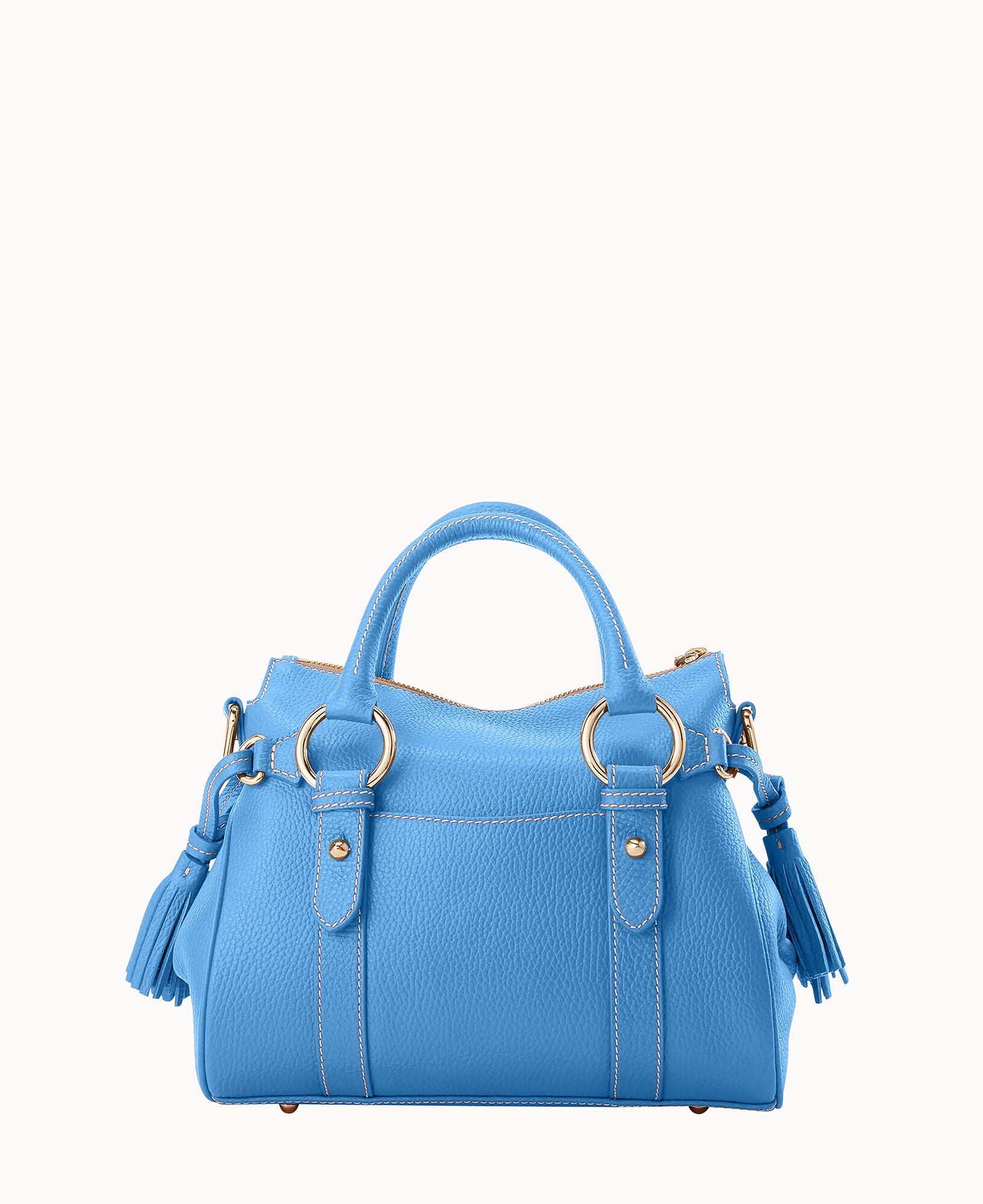 Lucca Leather Satchel With Pocket