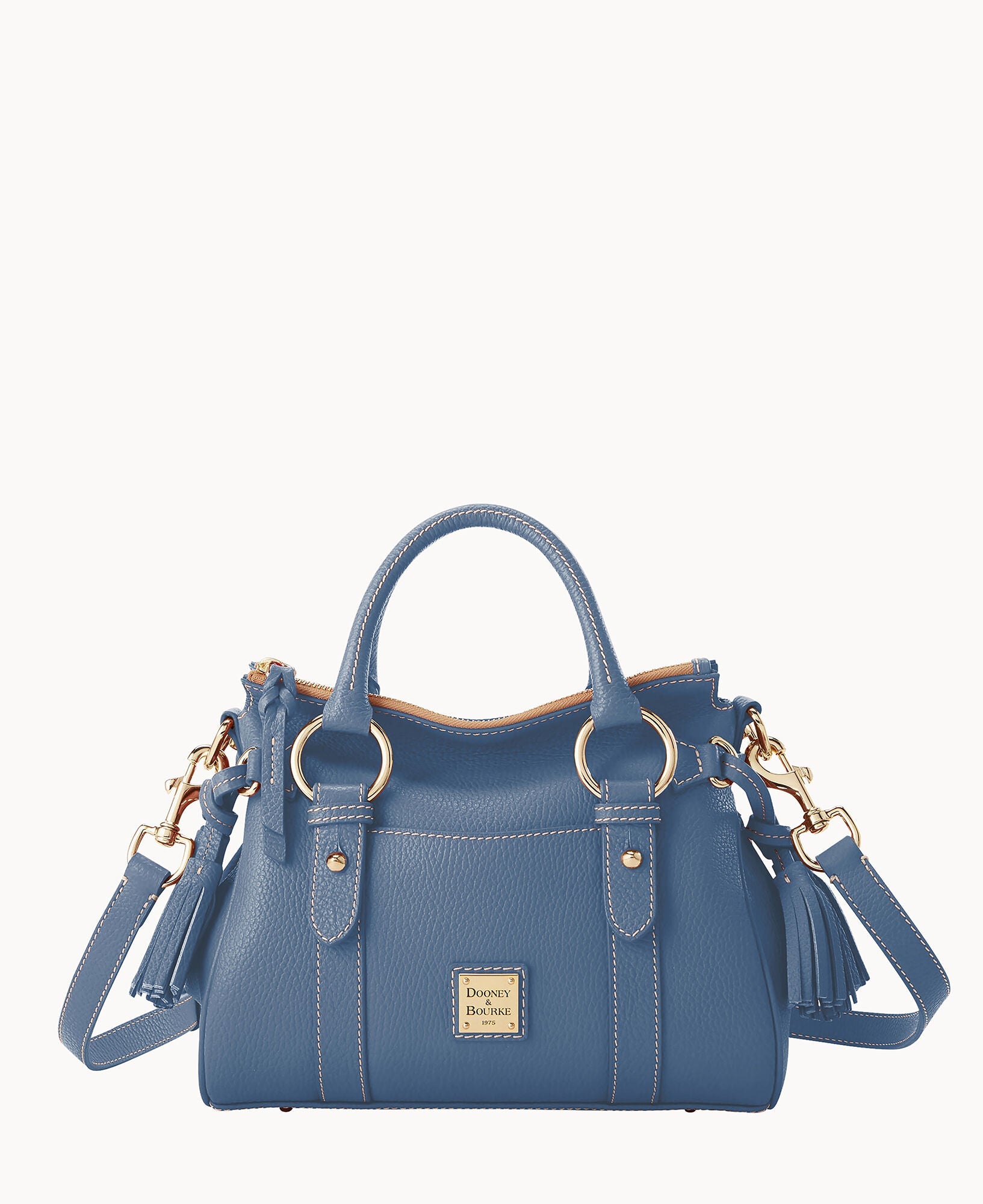 Lucca Leather Satchel With Pocket