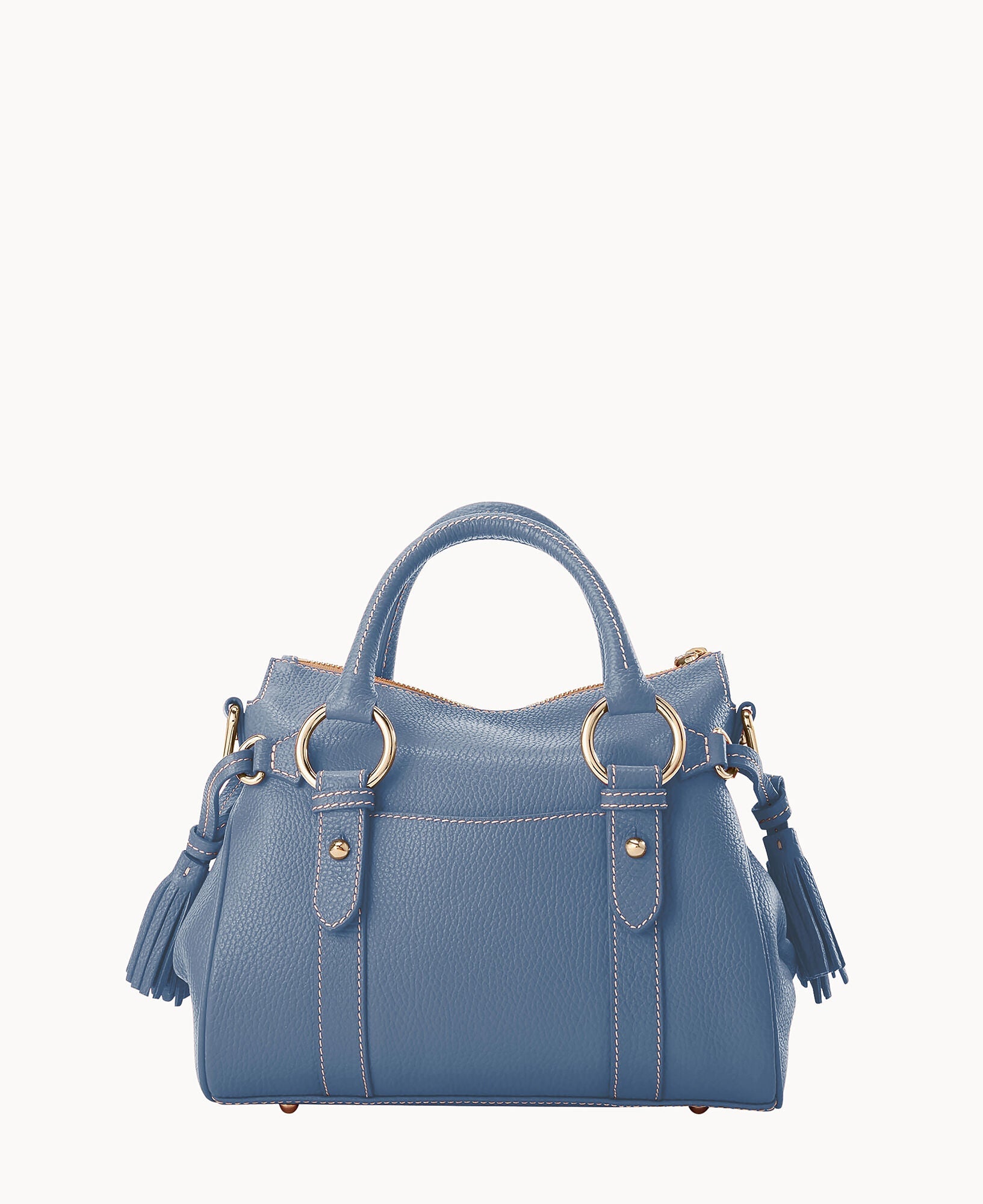 Lucca Leather Satchel With Pocket