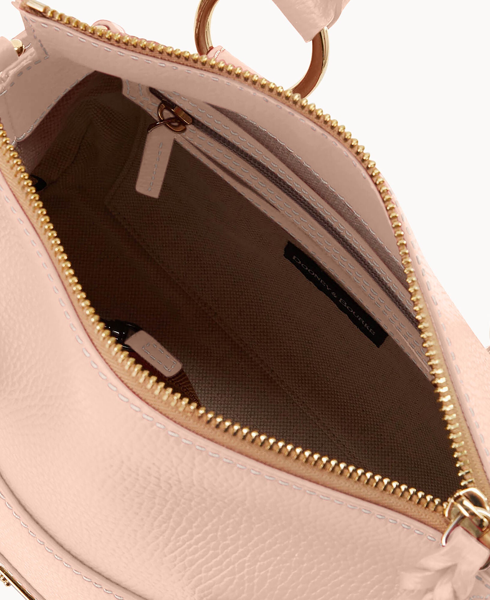 Lucca Leather Satchel With Pocket
