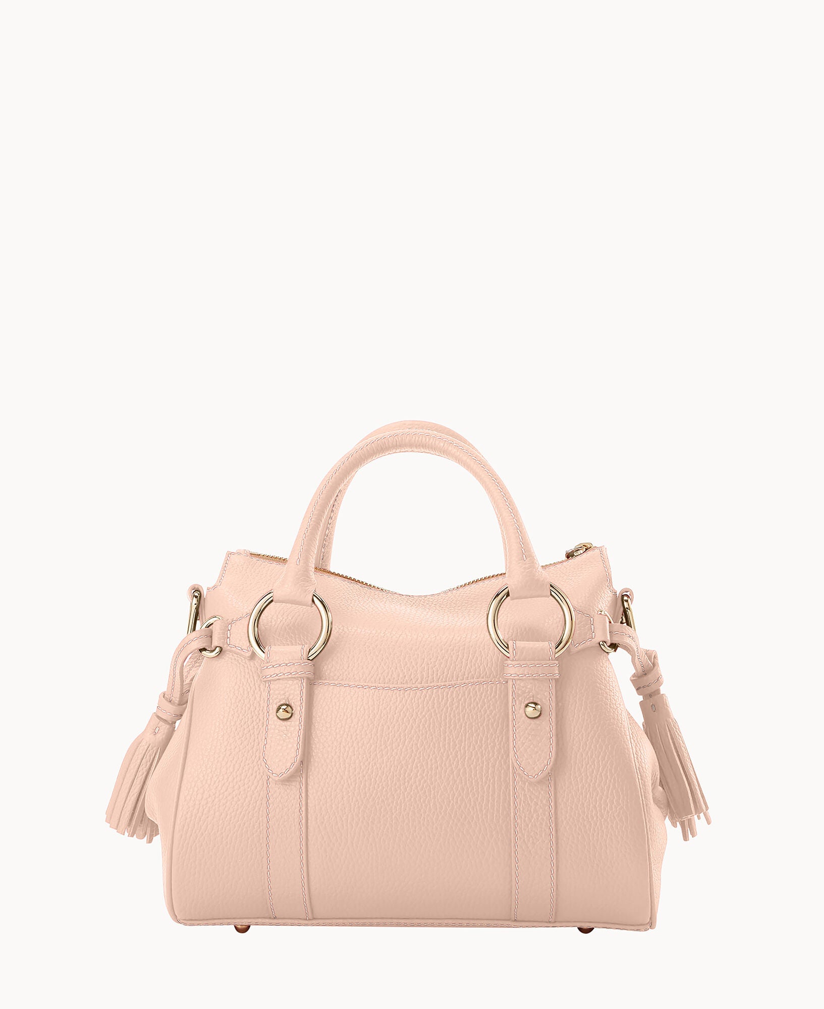 Lucca Leather Satchel With Pocket