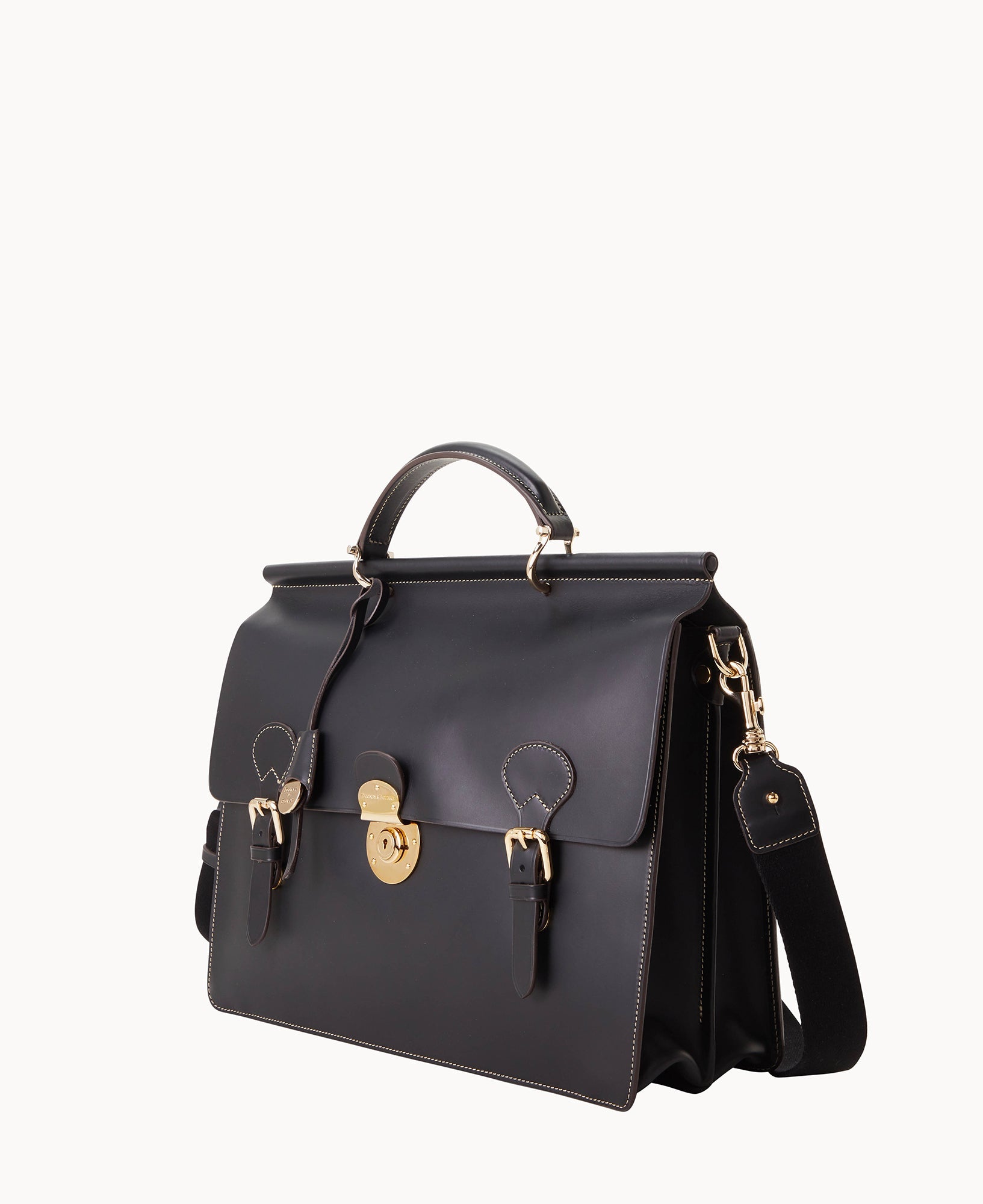 Alto Double Gusset Buckle Briefcase