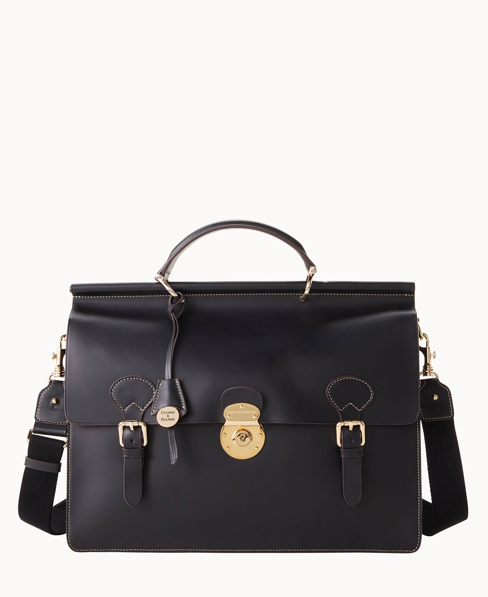 Alto Double Gusset Buckle Briefcase