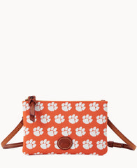 Collegiate Clemson University Top Zip Crossbody