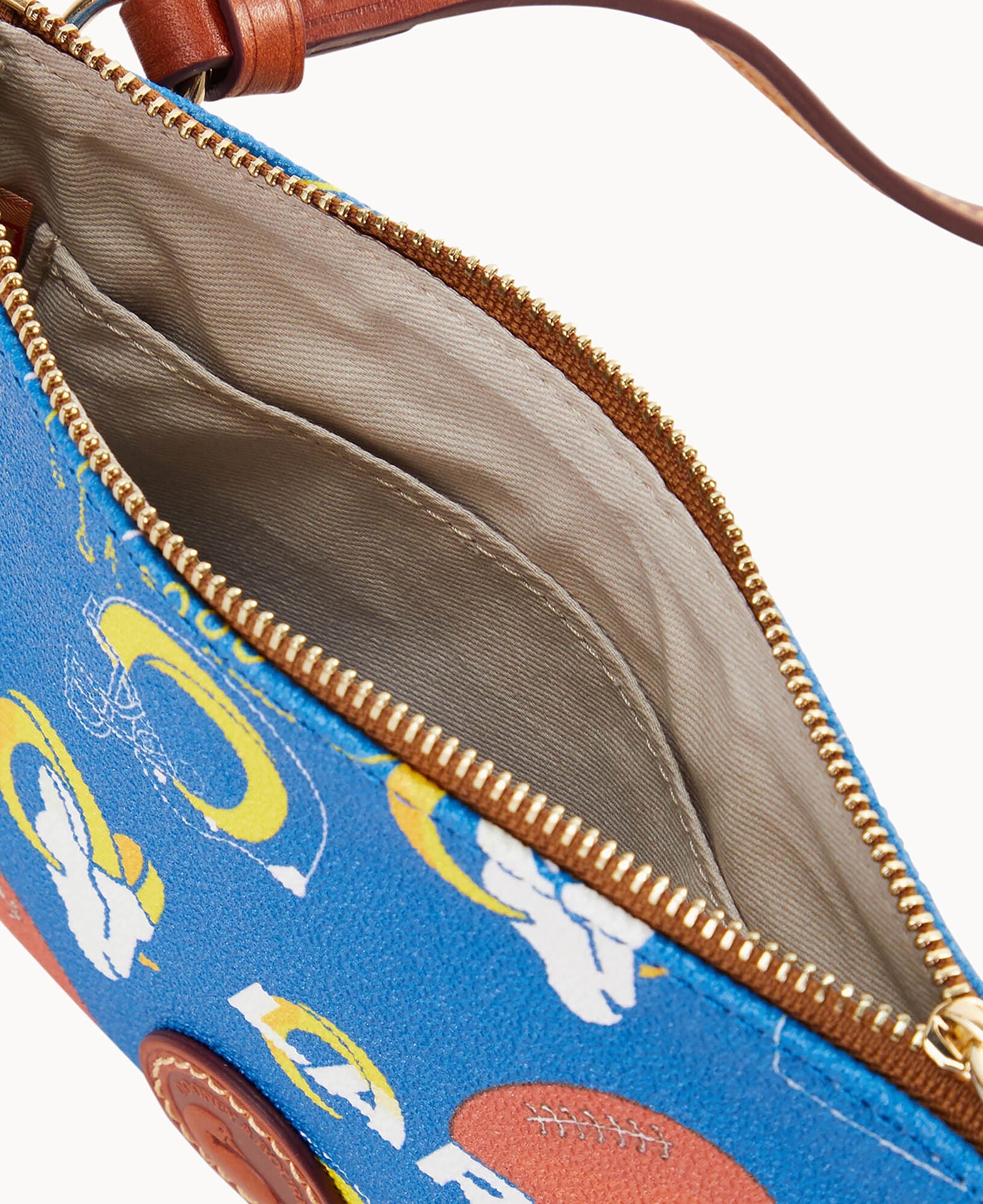 NFL Rams Top Zip Crossbody