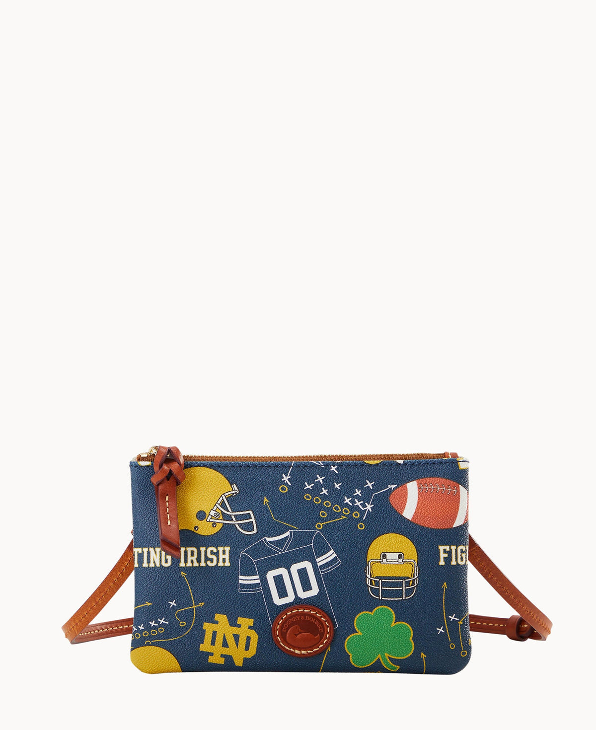 Collegiate University of Notre Dame Top Zip Crossbody
