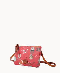 Collegiate Ohio State University Top Zip Crossbody