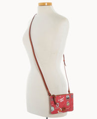 Collegiate Ohio State University Top Zip Crossbody