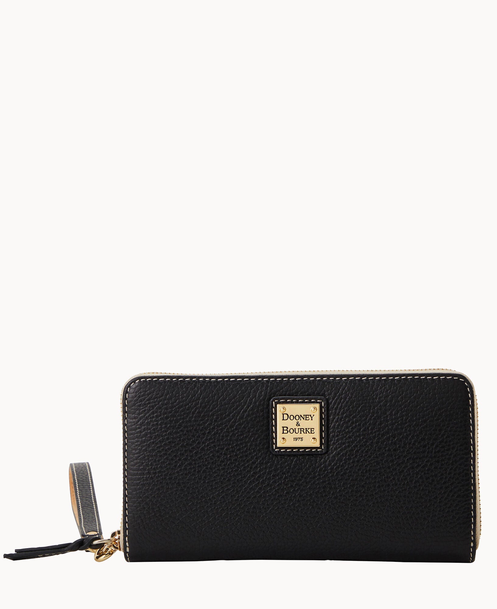 Lucca Leather Large Zip Around Wristlet