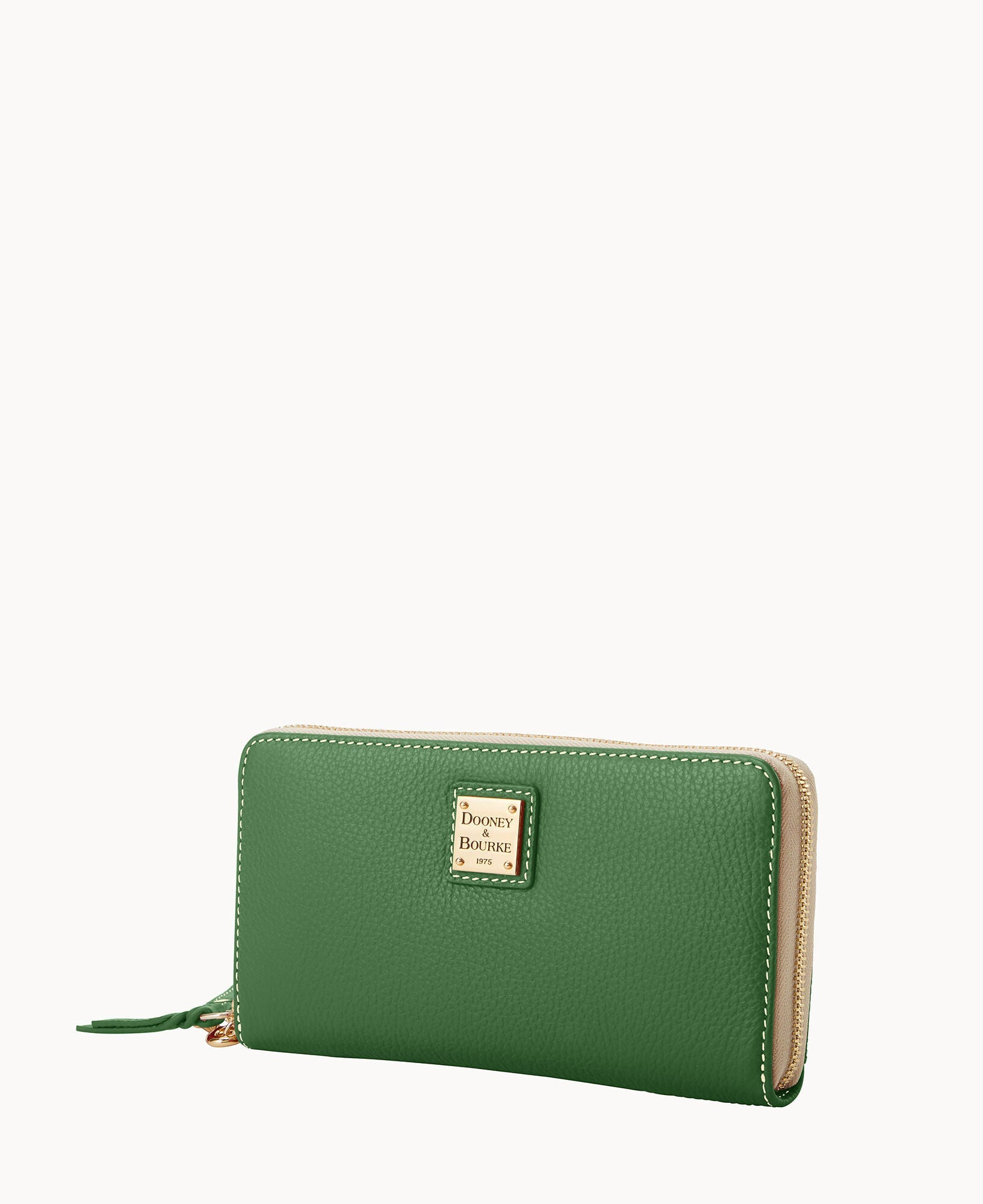 Lucca Leather Large Zip Around Wristlet