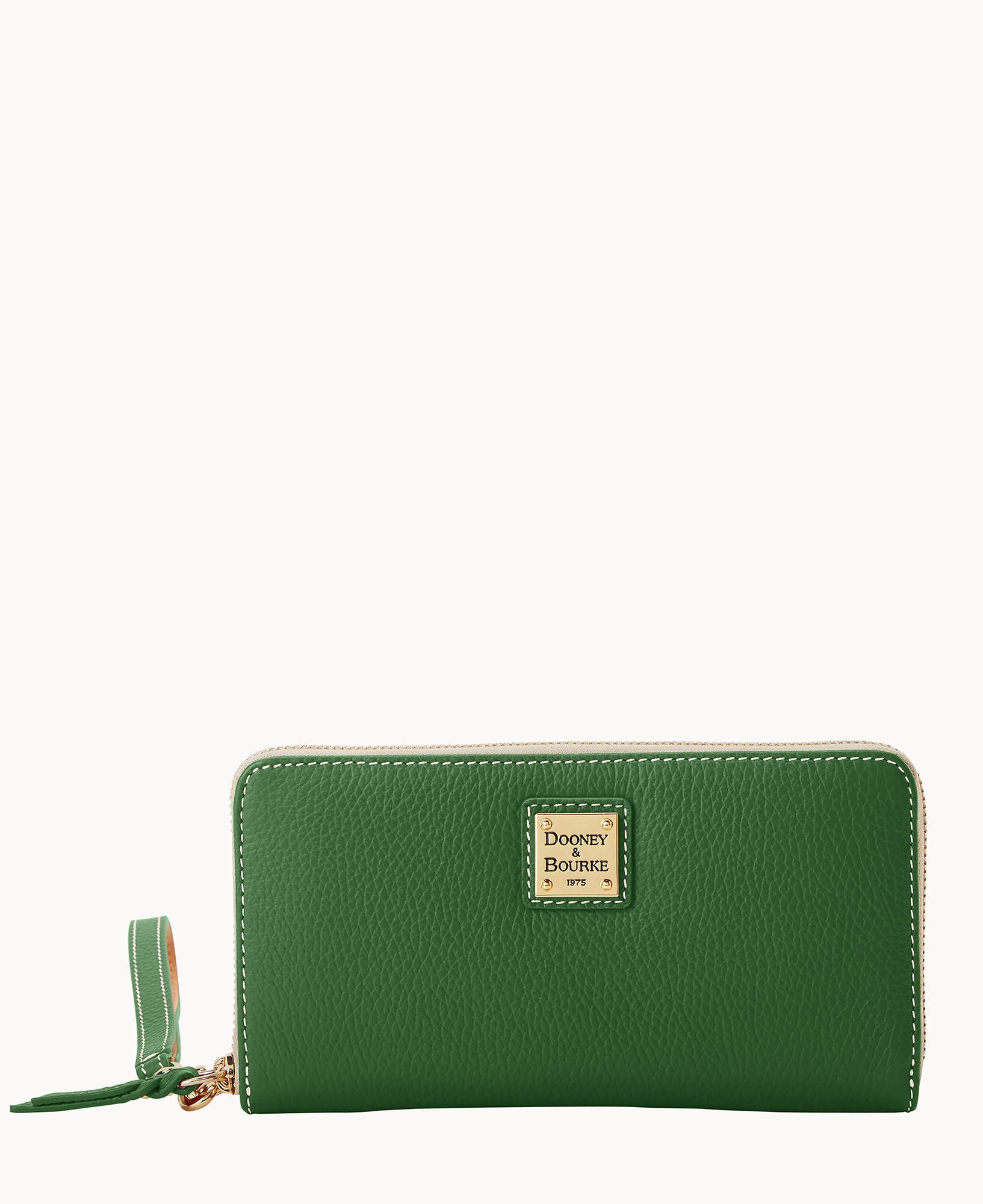 Lucca Leather Large Zip Around Wristlet