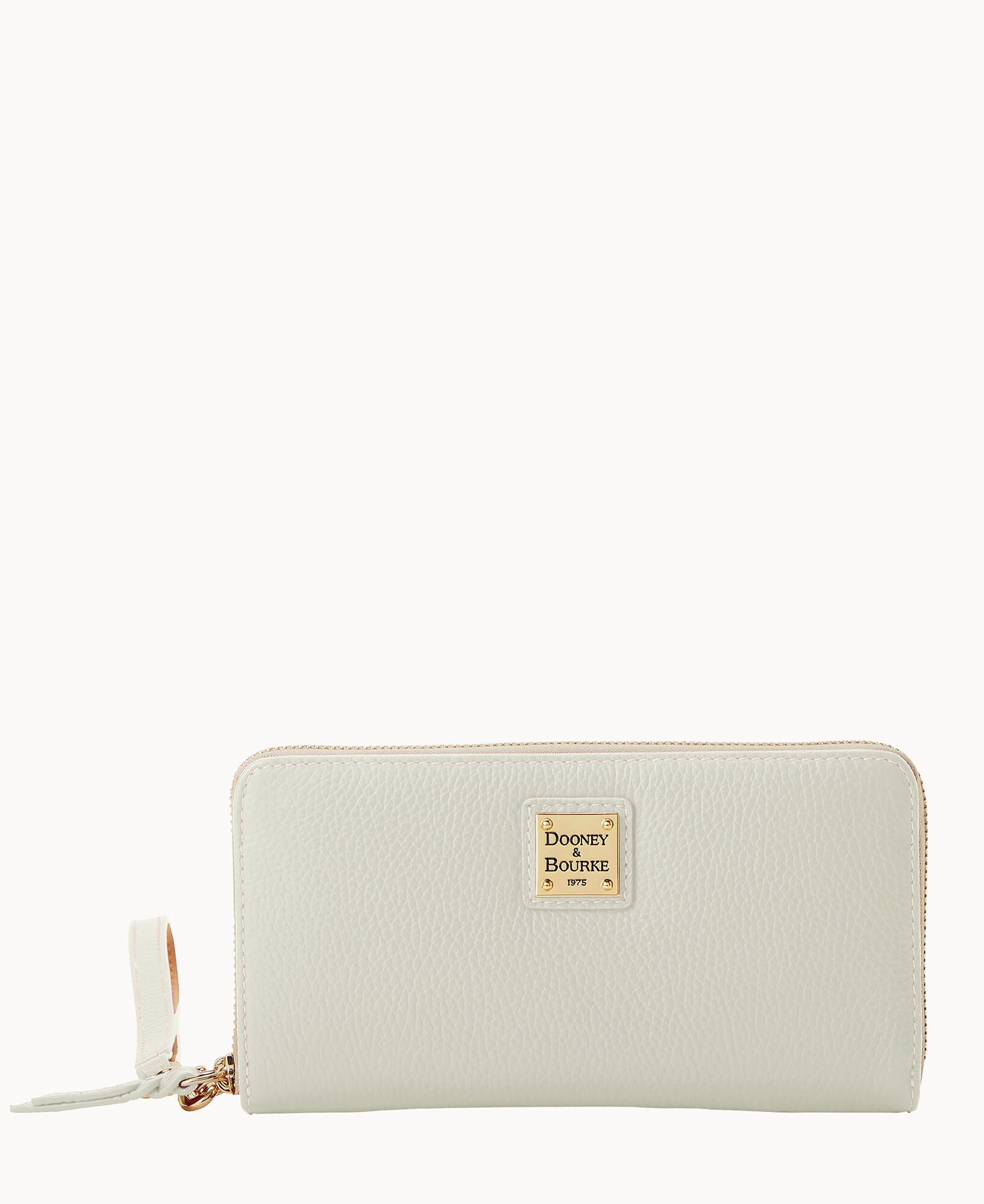Lucca Leather Large Zip Around Wristlet