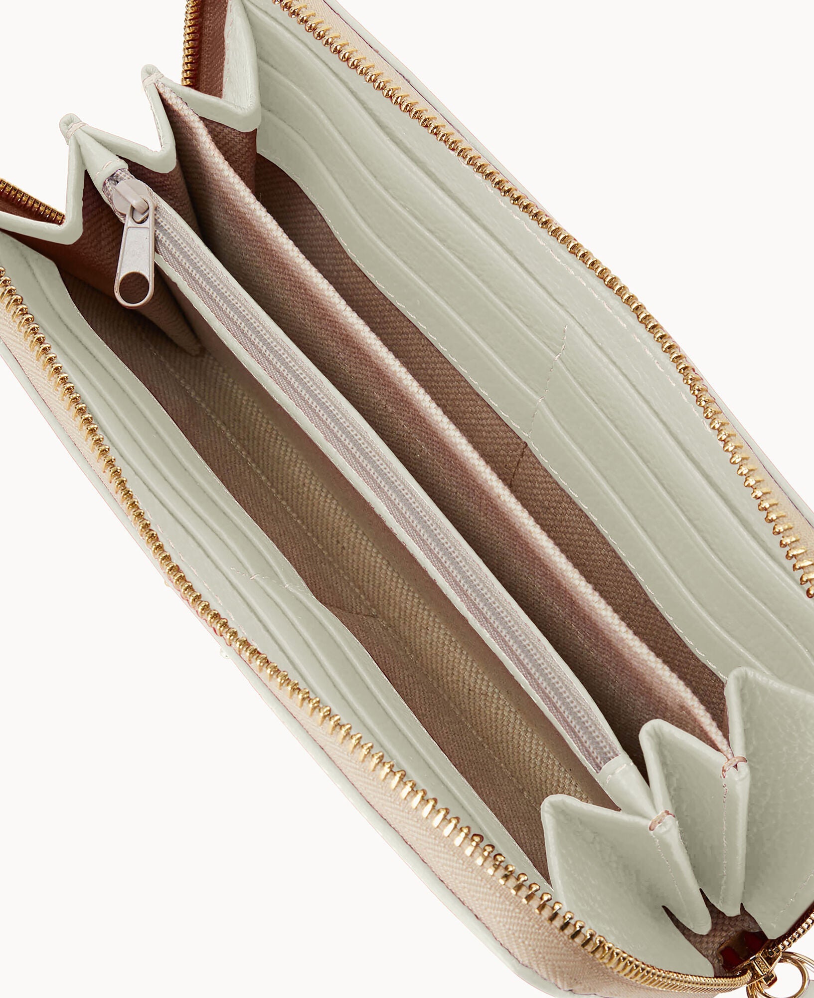 Lucca Leather Large Zip Around Wristlet