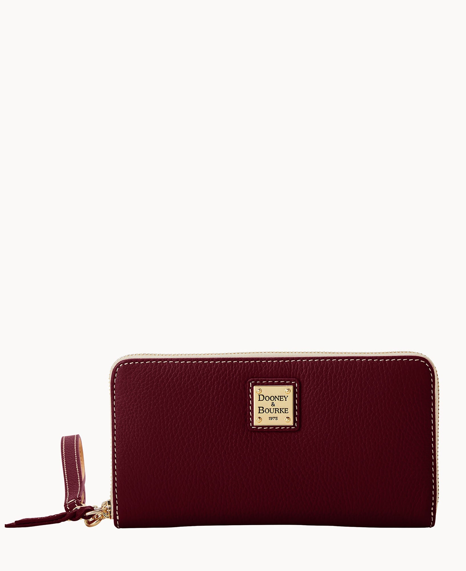 Lucca Leather Large Zip Around Wristlet