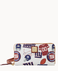 NFL NY Giants Large Zip Around Wristlet
