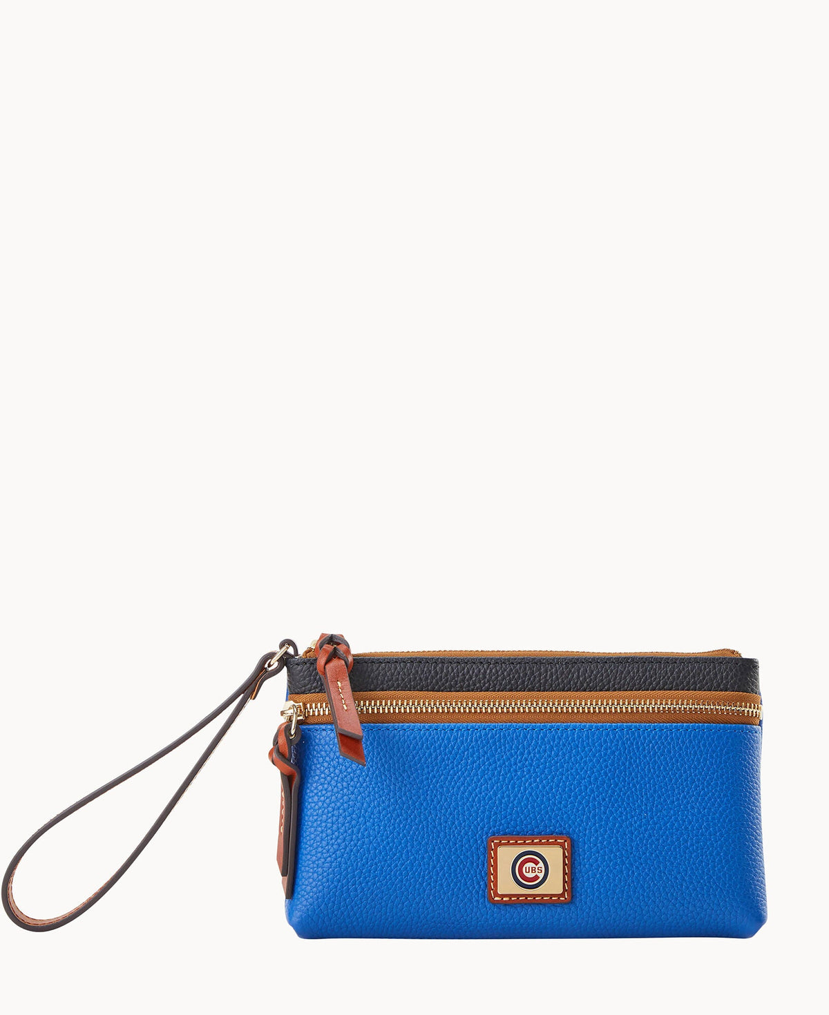 MLB Cubs Double Zip Wristlet