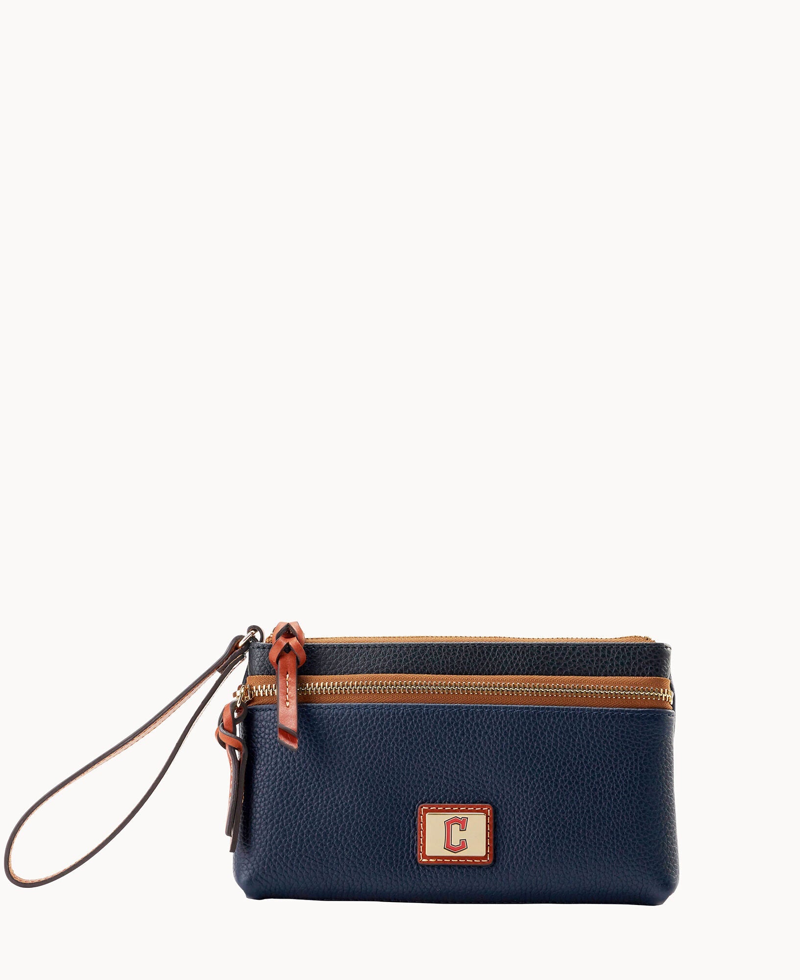 MLB Guardians Double Zip Wristlet