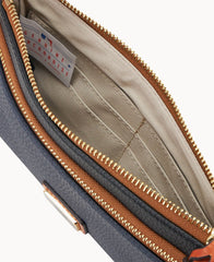 MLB Guardians Double Zip Wristlet