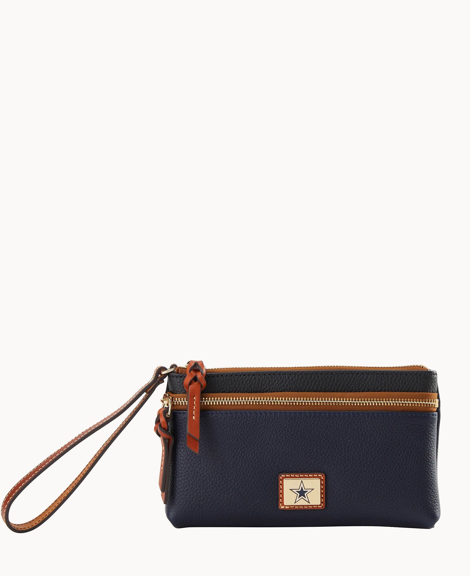 NFL Cowboys Double Zip Wristlet