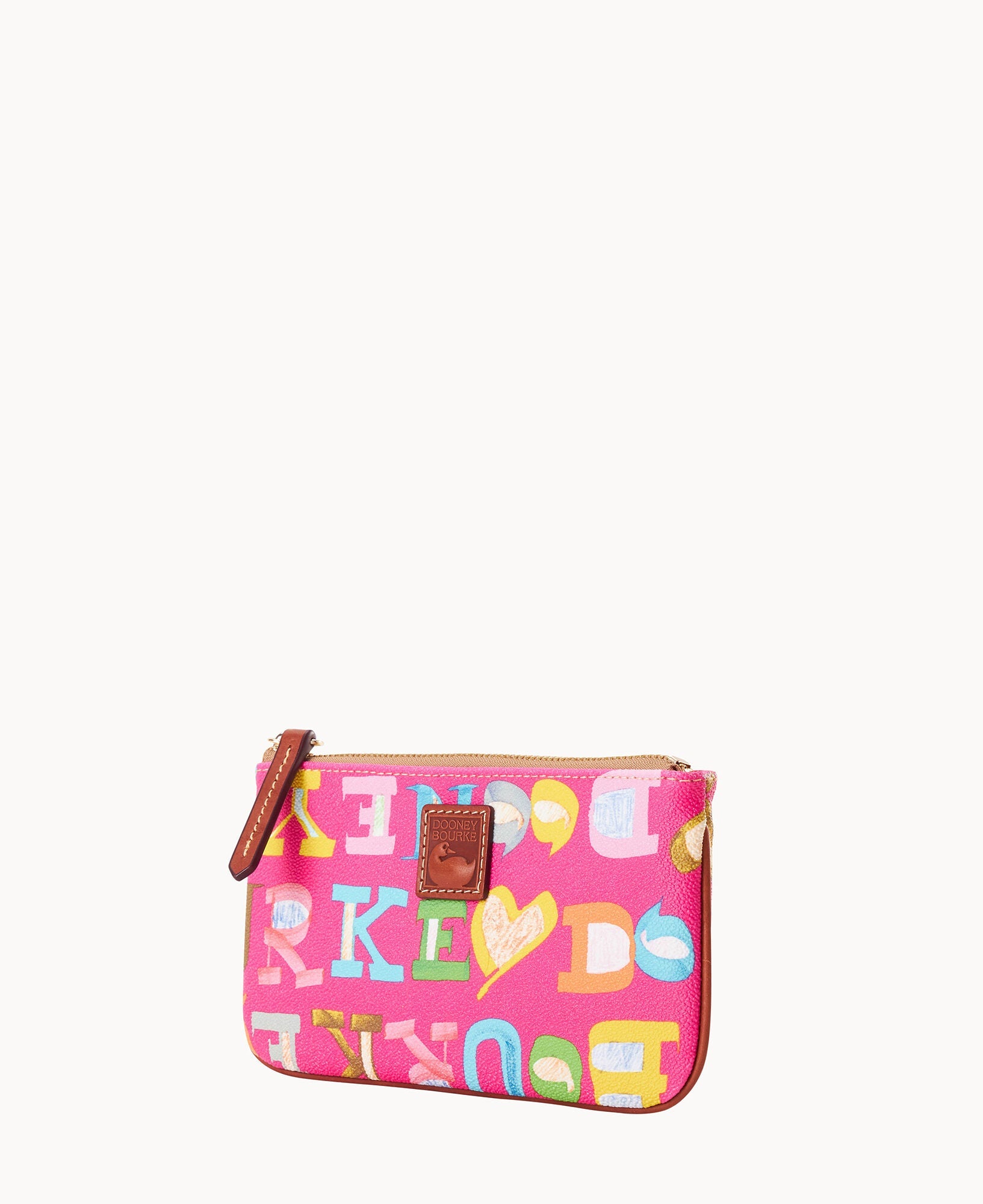 Doodle II Coated Cotton Medium Wristlet