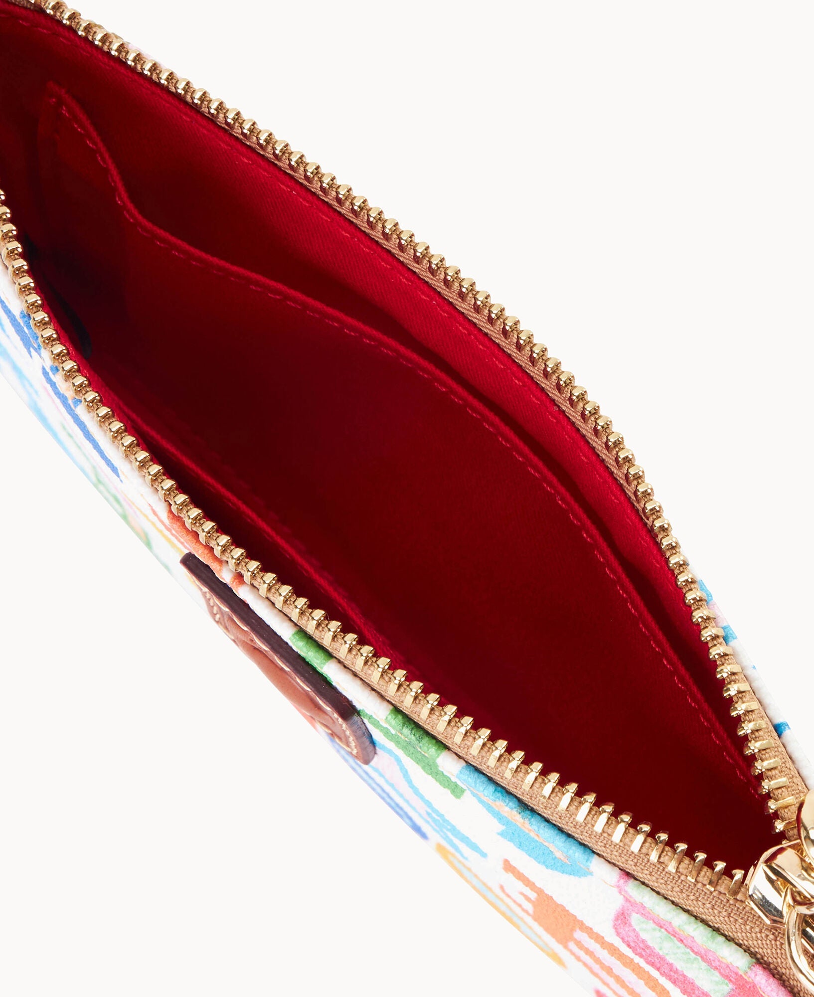 Doodle II Coated Cotton Medium Wristlet